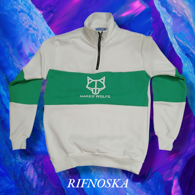 دورس نیم زیپ سفید