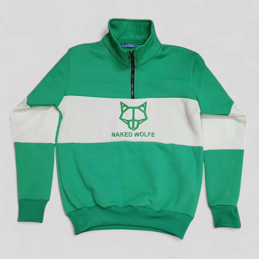 نیم زیپ سبز